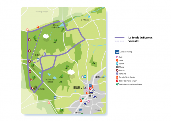 Carte de la Boucle de Bosreux